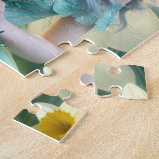 Schöne März Fairy in Daffodien Puzzle (Seite)