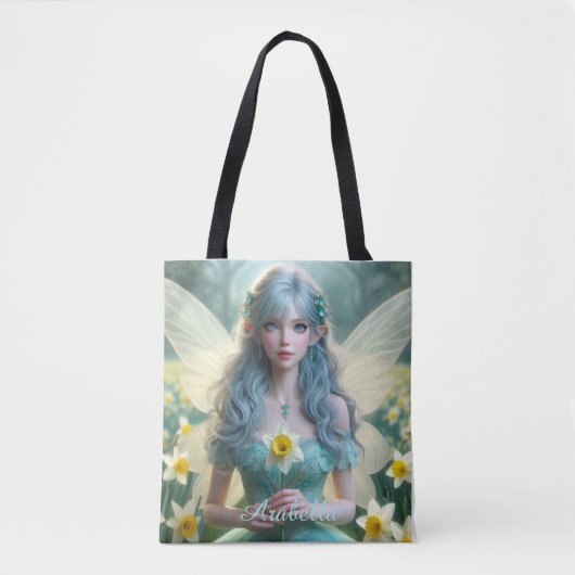 Schöne März Fairy in Daffodien Tasche (Vorderseite)