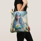 Schöne März Fairy in Daffodien Tasche (Von Nahem)