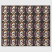 Schöne Maske Geschenkpapier (Flach)