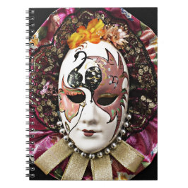 Schöne Maske Notizblock