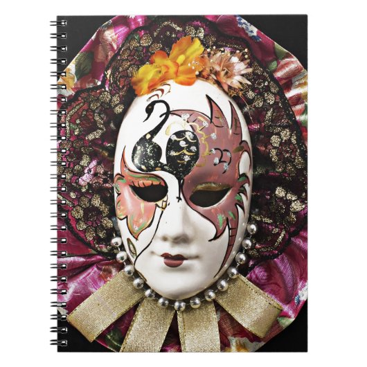 Schöne Maske Notizblock (Vorderseite)