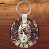 Schöne Maske Schlüsselanhänger (Vorderseite)