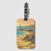 Schöne Maspalomas Gran Canaria Dünen Landschaft Gepäckanhänger (Vorderseite Vertikal)