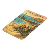 Schöne Maspalomas Gran Canaria Dünen Landschaft Magnet (Linke Seite)