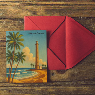 Schöne Maspalomas Meloneras Strand Gran Canaria Postkarte