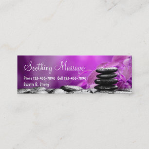 Schöne Massage Mini-Geschäftskarten Mini Visitenkarte