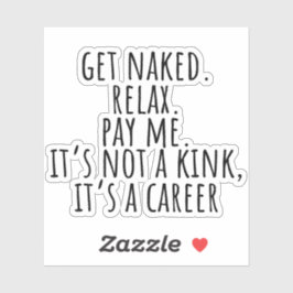 Schöne Massagetherapie Aufkleber