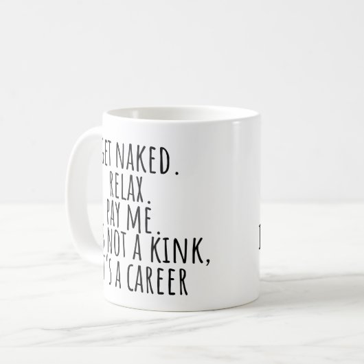 Schöne Massagetherapie Kaffeetasse (Vorderseite Links)