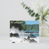 Schöne Maui Coastline Postkarte (Stehend Vorderseite)