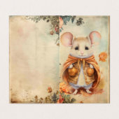 Schöne Maus-Karte (Außenseite Aufgefaltet)