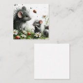 Schöne Maus-Karte Mitteilungskarte (Vorne/Hinten)