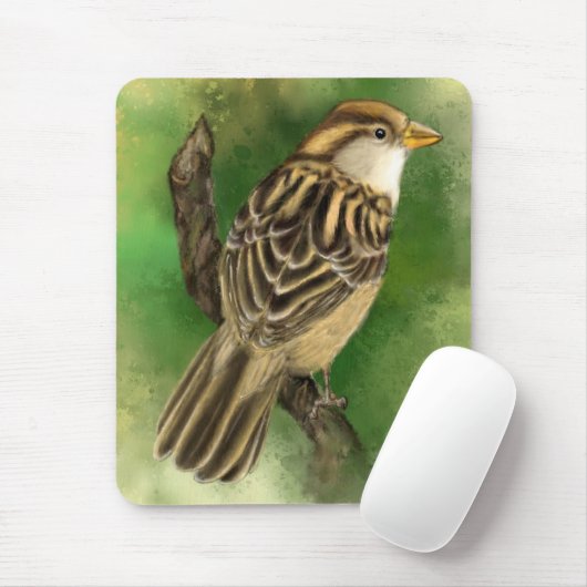Schöne Maus Pad Little Sparrow Mousepad (Mit Mouse)