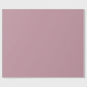 Schöne Mauve - rosa Wrapping Paper Roll Geschenkpapier (Flach)