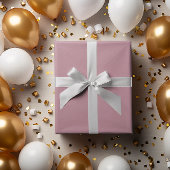 Schöne Mauve - rosa Wrapping Paper Roll Geschenkpapier