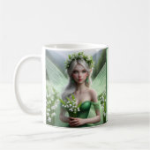 Schöne May Fairy in Lilies of the Valley Kaffeetasse (Links)