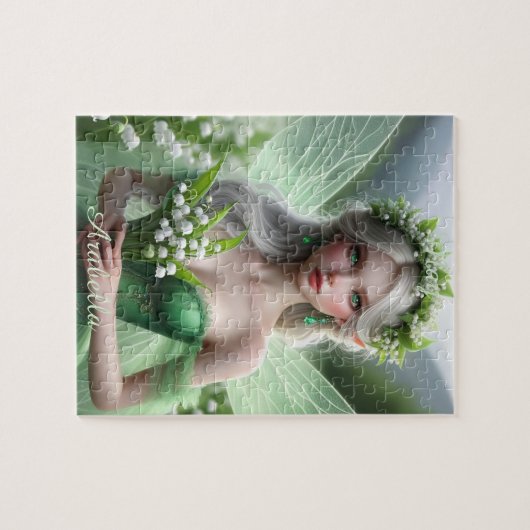 Schöne May Fairy in Lilies of the Valley Puzzle (Horizontal)