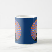 Schöne Mediationsdiskette mit Buddha-Silhouette Kaffeetasse (Mittel)