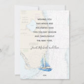 Schöne Meere und Grüße Tropische Weihnachten (Rückseite)