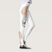Schöne Meeresgöttin Meerjungfrau Leggings (Rechts)