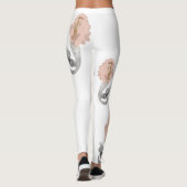 Schöne Meeresgöttin Meerjungfrau Leggings (Rückseite)