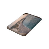 Schöne Meereslandschaft Badematte (Schrägansicht)