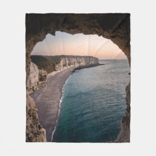 Schöne Meereslandschaft Fleecedecke