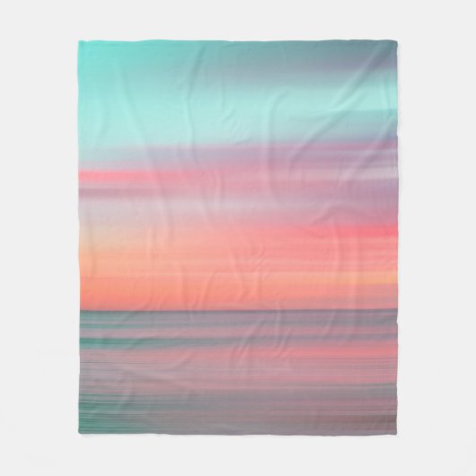 Schöne Meereslandschaft Fleecedecke (Vorderseite)