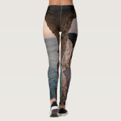 Schöne Meereslandschaft Leggings (Rückseite)