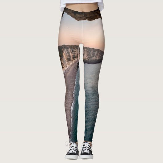 Schöne Meereslandschaft Leggings (Vorderseite)