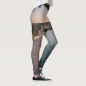Schöne Meereslandschaft Leggings (Rechts)