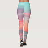 Schöne Meereslandschaft Leggings (Rückseite)