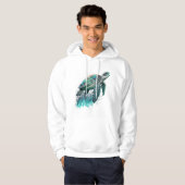 Schöne Meereslandschaft mit majestätischer Meeress Hoodie (Vorne ganz)