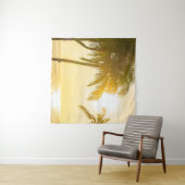 Schöne Meereslandschaft mit Silhouette c Wandteppich (Beispiel (Horizontal))