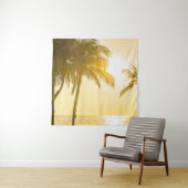 Schöne Meereslandschaft mit Silhouette c Wandteppich (Beispiel)
