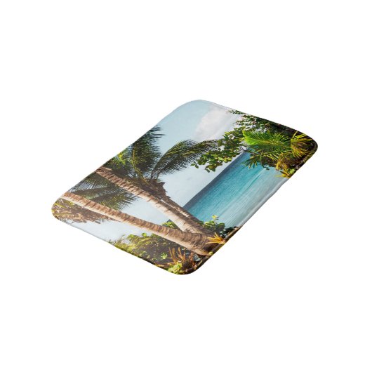 Schöne Meereslebewesen Badematte (Schrägansicht)