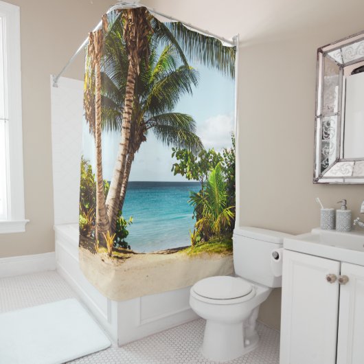 Schöne Meereslebewesen Duschvorhang (Beispiel)