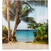 Schöne Meereslebewesen Duschvorhang (Vorderseite)