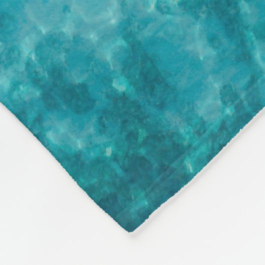 Schöne Meereslebewesen Fleecedecke (Ecke)