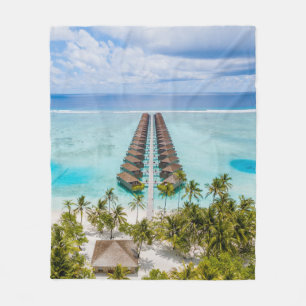 Schöne Meereslebewesen Fleecedecke