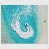 Schöne Meereslebewesen Geschenkpapier (Flach)