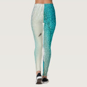 Schöne Meereslebewesen Leggings (Rückseite)