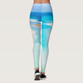 Schöne Meereslebewesen Leggings (Rückseite)