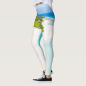 Schöne Meereslebewesen Leggings (Links)