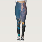 Schöne Meereslebewesen Leggings (Vorderseite)
