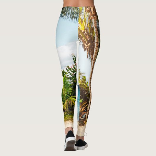Schöne Meereslebewesen Leggings (Rückseite)