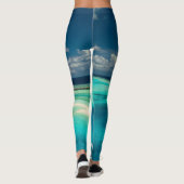 Schöne Meereslebewesen Leggings (Rückseite)