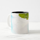 Schöne Meereslebewesen Zweifarbige Tasse (Vorderseite Links)