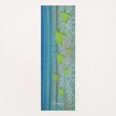 Schöne Meeresschildkröten und Kalligraphie Yogamatte (Vorderseite)