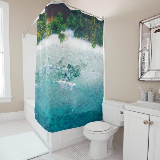 Schöne Meerestiere Duschvorhang (Beispiel)